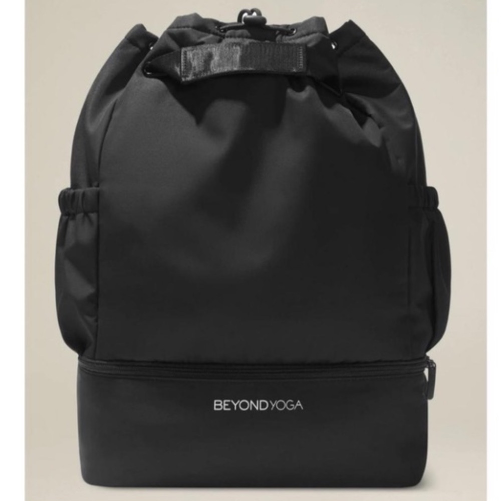 Beyond Yoga Black Backpack with Sleek Design